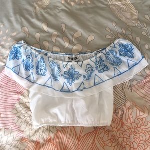 NWOT Sabo Skirt crop top